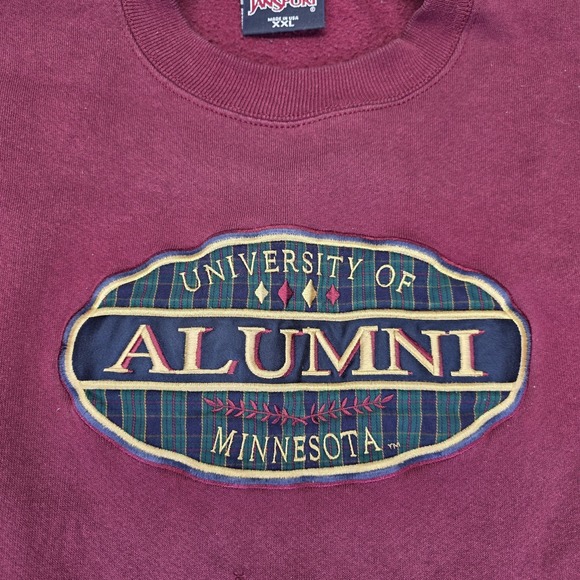 Vintage Jansport University Of Minnesota Alumni Pullover Sweatshirt Men's XXL - Picture 2 of 6